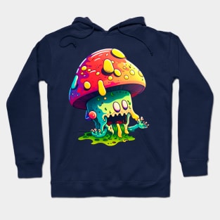 Enchanting Fungi Fantasia - Psychedelic Magic Mushroom Artwork Hoodie